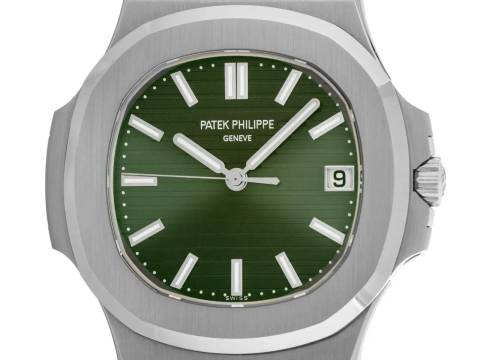  Patek Philippe Nautilus Ref.5711/1A-014 Bj.2021 Full Set wie Neu Vintage Nautilus Green Dial 