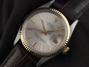 Thumbnail von Rolex Datejust 36 Ref.16013 Bj.1978 Box&Beschreibung Original Vintage Unpoliert Datejust open 6/9