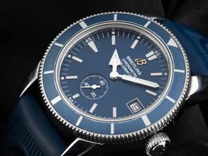 Thumbnail von Breitling Superocean Ref.A37320 2008 Full Set very good Vintage Superocean Rubber Folding Clasp