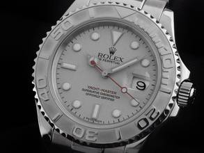 Thumbnail von Rolex Yacht-Master Ref.168622 Bj.2005 Full Set sehr gut Vintage Yacht-Master Medium Stahl 950 Platin