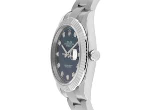 Thumbnail von Rolex Datejust 41 Ref.126334 Bj.2021 Full Set wie Neu Datejust Blau Diamanten Stahl 18kt Weißgold Oyster