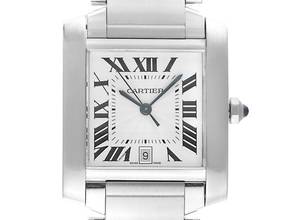 Thumbnail von Cartier Tank Française GM Großes Modell Ref.2302 Bj.2003 Box&Beschreibung sehr gut Vintage Tank Francaise GM Großes Modell