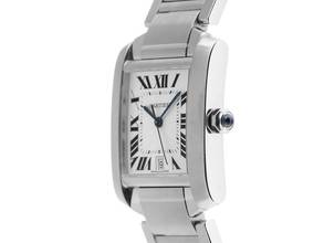 Thumbnail von Cartier Tank Française GM Großes Modell Ref.2302 Bj.2003 Box&Beschreibung sehr gut Vintage Tank Francaise GM Großes Modell