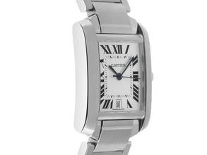 Thumbnail von Cartier Tank Française GM Großes Modell Ref.2302 Bj.2003 Box&Beschreibung sehr gut Vintage Tank Francaise GM Großes Modell