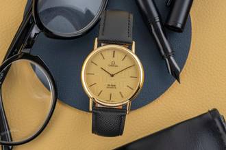 Thumbnail von Omega De Ville vergoldet Quarz Herrenuhr Ref. 191.0092 Vintage Klassiker