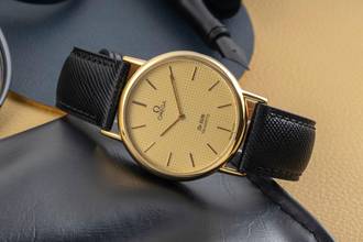 Thumbnail von Omega De Ville vergoldet Quarz Herrenuhr Ref. 191.0092 Vintage Klassiker