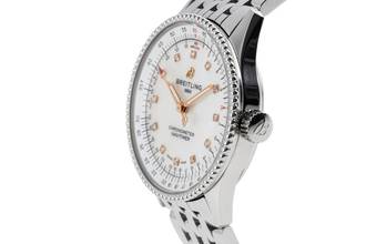 Thumbnail von Breitling Navitimer 35 MOP Diamond Stainless Steel Automatic Women's Watch Ref. A17395