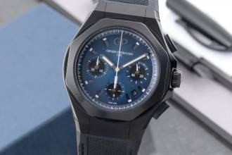 Girard Perregaux Laureato Chronograph Titan Automatik 81060-21-491-FH6A B&P 2022