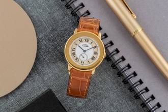 Thumbnail von Cartier Must Ronde LM 925 Silver Gold-Plated Quartz Men's Watch Ref. W1006922 1810 1