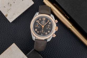 Thumbnail von Omega Speedmaster Ladies Chronograph Steel / Gold Automatic Ref. 324.28.38.40.06.001