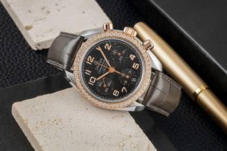 Thumbnail von Omega Speedmaster Ladies Chronograph Steel / Gold Automatic Ref. 324.28.38.40.06.001