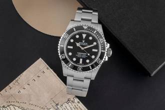 Thumbnail von Rolex Submariner (No Date) Oyster Edelstahl Automatik Herrenuhr Ref. 114060