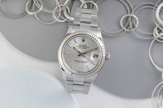 Thumbnail von Rolex Datejust 31 Silver Dial Stahl / Weissgold Automatik Damenuhr Ref. 278274