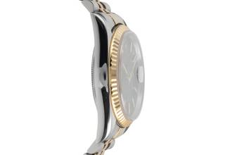 Thumbnail von Rolex Datejust 36 Black Dial Stahl / Gold Automatik Herrenuhr Ref. 16233 S-Serie