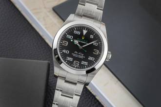 Thumbnail von Rolex Air King Oyster Edelstahl Automatik Herrenuhr Ref. 116900 B&P 2020 LC410