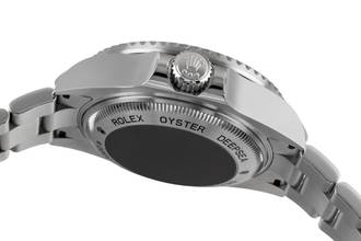 Thumbnail von Rolex Sea-Dweller Deepsea Black Dial Oyster Stahl Automatik Ref 116660 B&P LC100