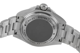 Thumbnail von Rolex Sea-Dweller Deepsea Black Dial Oyster Stahl Automatik Ref 116660 B&P LC100