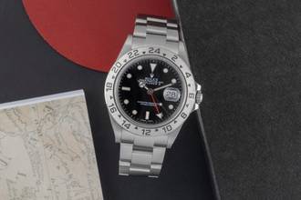 Thumbnail von Rolex Explorer II Black Dial Oyster Stahl Automatik Herrenuhr Ref 16570T F-Serie