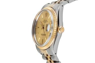 Thumbnail von Rolex Oyster Perpetual Date Stahl / Gold Automatik Herrenuhr Ref. 15053 R-Serie