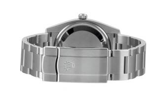 Thumbnail von Rolex Air King 34 White 3-6-9 Dial Automatik Herrenuhr Ref. 114200 Papiere 2008
