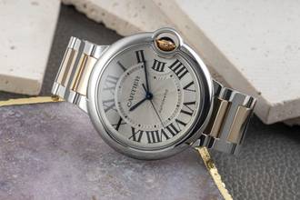 Thumbnail von Cartier Ballon Bleu 36mm by Cartier 36mm Steel / Gold Automatic Medium W2BB0012 3284