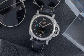 Thumbnail von Panerai Luminor Marina 1950 3 Days Automatic 42 3 Days Steel Automatic Ref. PAM01392 B&P 2018