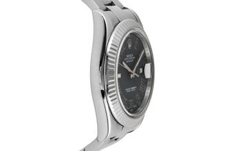 Thumbnail von Rolex Datejust II 41 Dark Grey Roman Dial Stahl Weissgold Automatik Ref. 116334