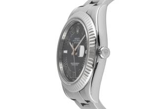 Thumbnail von Rolex Datejust II 41 Dark Grey Roman Dial Stahl Weissgold Automatik Ref. 116334
