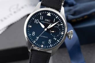 Thumbnail von IWC Big Pilot Large Pilot Watch Steel Automatic Men's Watch Ref. IW500401 B&P 2008