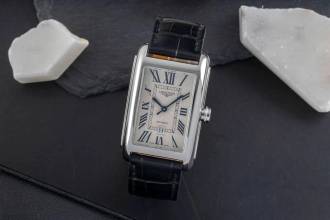 Thumbnail von Longines DolceVita Dolce Vita Steel Automatic Men's Watch Ref L5.757.4.71.0 B&P