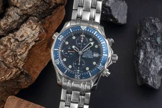 Thumbnail von Omega Seamaster Diver 300 M Chronograph Steel Automatic Men's Watch 2599.80.00 B&P