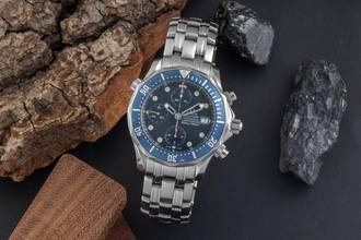 Thumbnail von Omega Seamaster Diver 300 M Chronograph Steel Automatic Men's Watch 2599.80.00 B&P