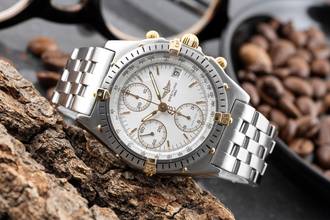 Thumbnail von Breitling Chronomat Chronograph Stahl / vergoldet Automatik Herrenuhr 81.950