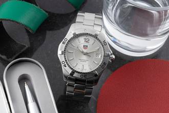 Thumbnail von TAG Heuer Aquaracer 300M stainless steel quartz men's watch Ref. WAF1112