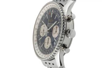 Thumbnail von Breitling Navitimer Chronograph Blue Dial Men's Watch Automatic Ref. A23322