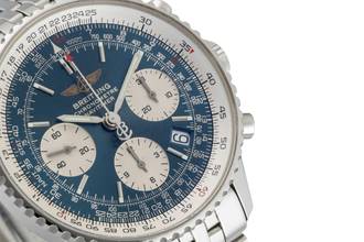 Thumbnail von Breitling Navitimer Chronograph Blue Dial Men's Watch Automatic Ref. A23322