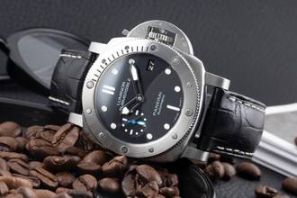 Thumbnail von Panerai Submersible 1950 3 Days Steel Automatic Men's Watch Ref. PAM00682