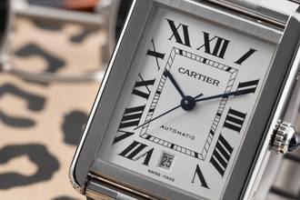 Thumbnail von Cartier Tank Solo XL Steel Automatic Men's Watch Ref. W5200028 3515 Papers 2018