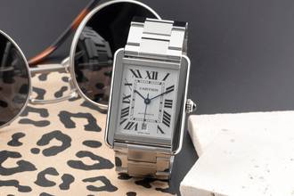 Thumbnail von Cartier Tank Solo XL Steel Automatic Men's Watch Ref. W5200028 3515 Papers 2018