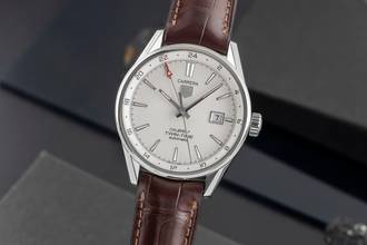 Thumbnail von TAG Heuer Carrera Calibre 7 Twin-Time Automatic Stainless Steel Ref. WAR2011.FC6291 B&P 2017