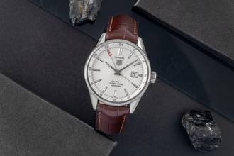 Thumbnail von TAG Heuer Carrera Calibre 7 Twin-Time Automatic Stainless Steel Ref. WAR2011.FC6291 B&P 2017