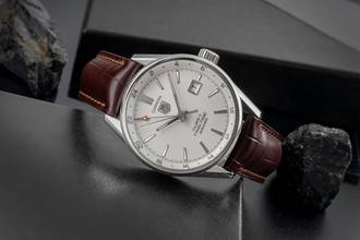 Thumbnail von TAG Heuer Carrera Calibre 7 Twin-Time Automatic Stainless Steel Ref. WAR2011.FC6291 B&P 2017
