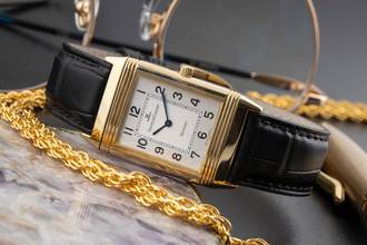 Thumbnail von Jaeger-LeCoultre Reverso 18k (0.750) Gold Quartz Ladies' Watch Ref. 250.1.09 Classic
