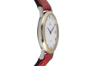 Thumbnail von Omega De Ville White Dial Stahl / Gold Quarz Damenuhr Ref. 596.2379 B&P 1995