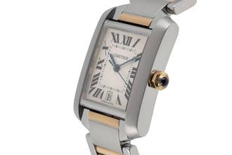 Thumbnail von Cartier Tank Française Steel / Gold Automatic Medium Size Ref. W51005Q4 2302