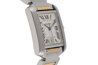 Thumbnail von Cartier Tank Française Steel / Gold Automatic Medium Size Ref. W51005Q4 2302