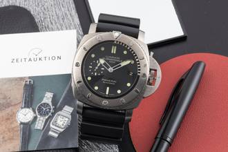 Thumbnail von Panerai Submersible 1950 3 Days Titanium Automatic Men's Watch Ref. PAM00364 B&P 2014