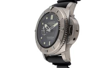 Thumbnail von Panerai Submersible 1950 3 Days Titanium Automatic Men's Watch Ref. PAM00364 B&P 2014