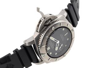 Thumbnail von Panerai Submersible 1950 3 Days Titanium Automatic Men's Watch Ref. PAM00364 B&P 2014