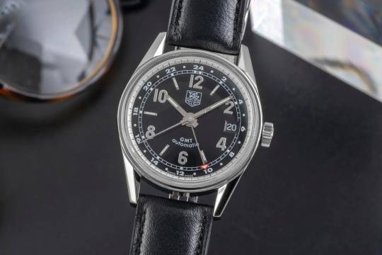  TAG Heuer Carrera GMT Stahl Automatik Herrenuhr Ref. WV2113 B&P 2003 